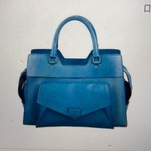 Proenza Schouler leather shoulder bag blue